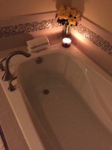 Candlelight bath