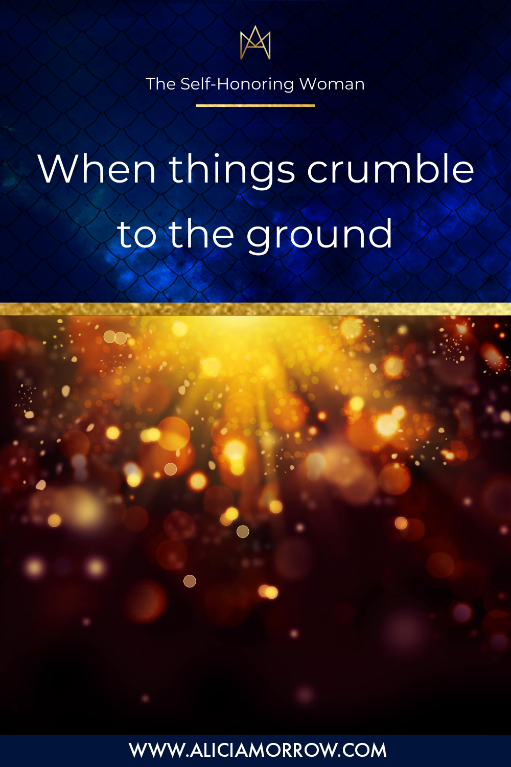 When things crumble to the ground